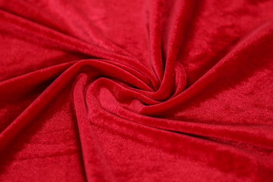 Catifea elastica rosie - Canada Fashion Center - 