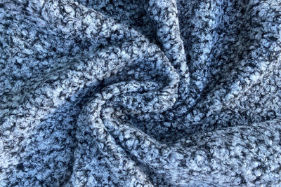 Stofa boucle gri melange - Canada Fashion Center - Fabric